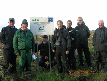 Danish Municipality visit Lough Ree Bog site 5